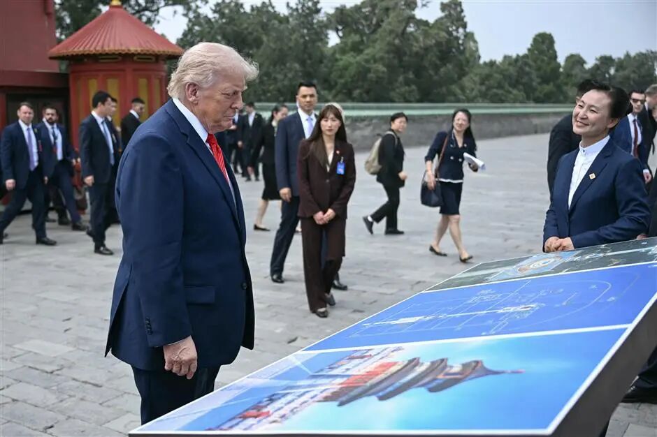 Temple of Heaven becomes 1st stop after Xi-Trump summit in Beijing